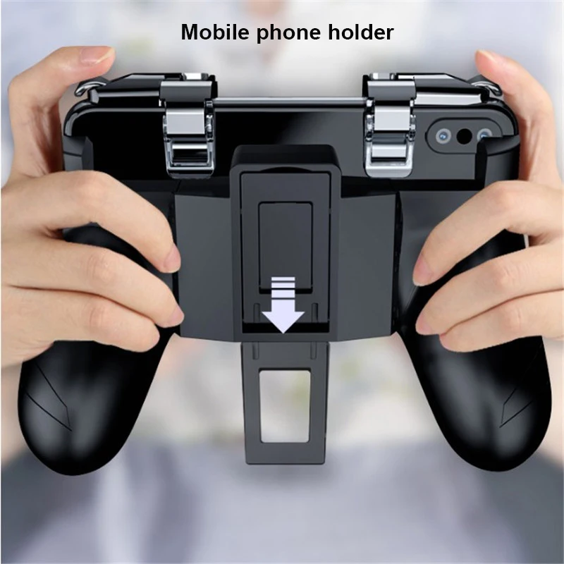 Portable Gamepad For Mobile Gaming Controller Extended Handle Holder Game Grip For IPhone Android Smartphones Trigger Gamepad