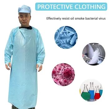 

Disposable Protection Gown Reverse Wear Isolation Clothes Security Overalls Dust-proof Anti-fog Safely Protection Suit 427#2