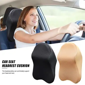 

Car Seat Cushion 22 * 30 * 9.5cm Memory Foam Headrest Relieve Neck Pain Removable Pillowcase Neck Pillow Car Interior Supplies