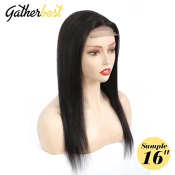 

Gather Best Hair Straight Hair Wig 4X4 Lace Closure Human Hair Wigs 150% Density Lace Front Wigs For Black Women Remy Hair Wigs