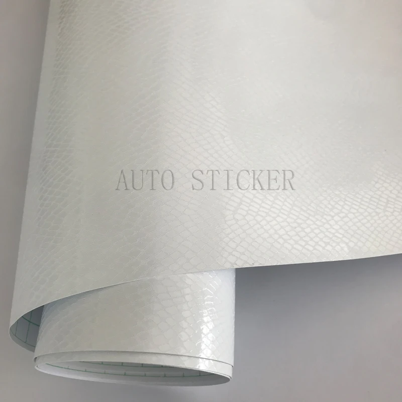 white snake skin vinyl car sticker film 2