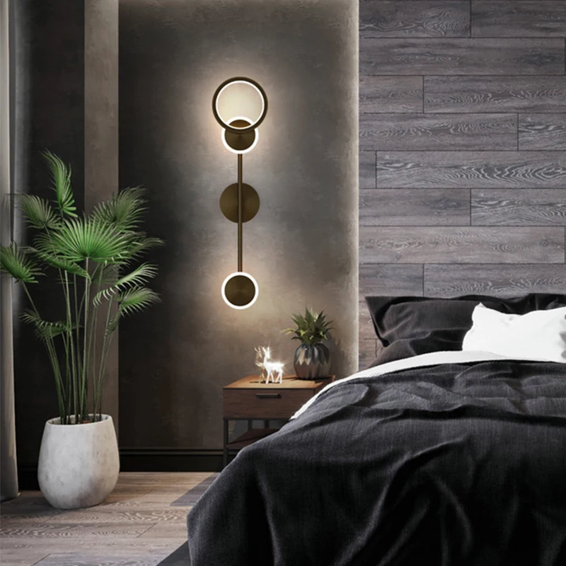 Universal - Lampe murale chambre lit de nuit cuivre hôtel lit et