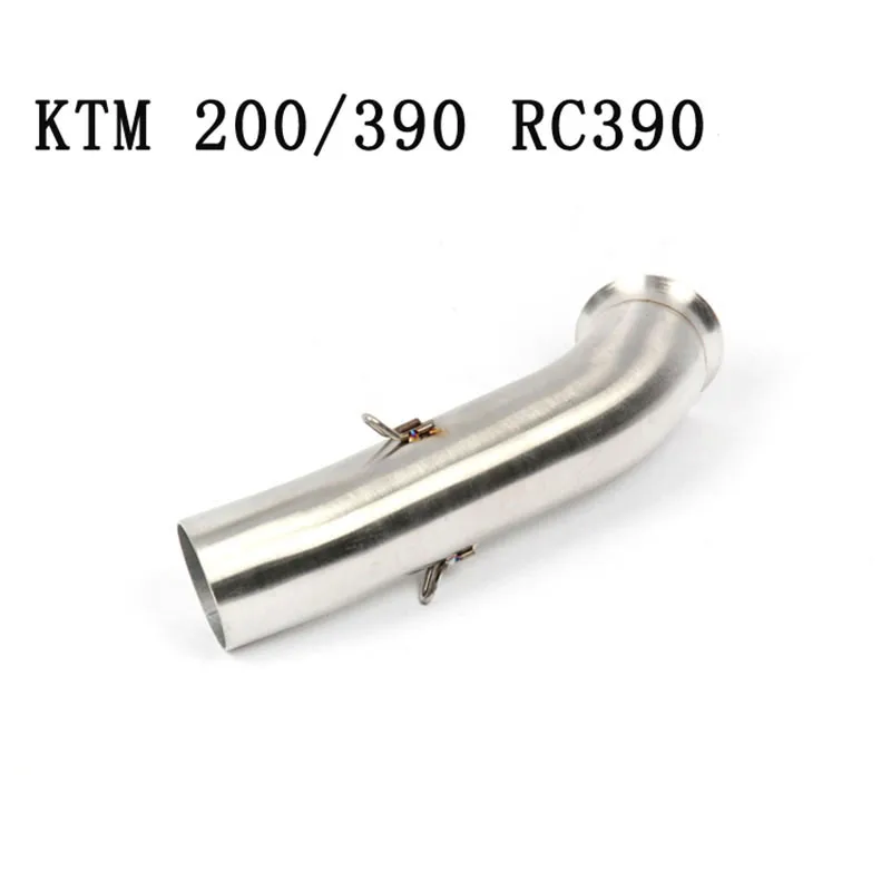51 мм, без шнуровки, для мотоцикла, выхлопная труба для KTM DUKE 390 250 125 Duke RC 390 RC390-18, глушитель средней длины