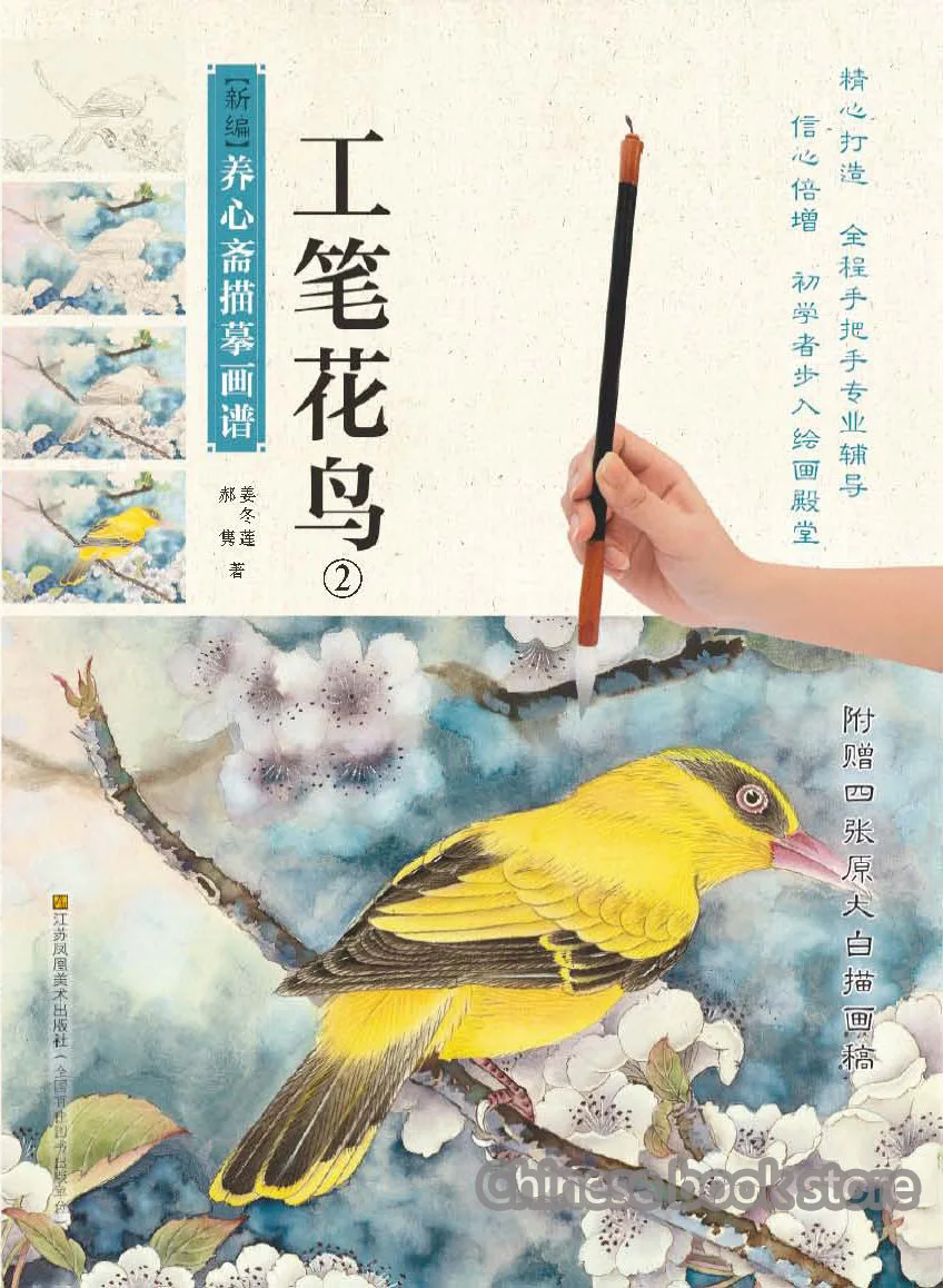 Китайская традиционная книга для рисования чернилами начинающих