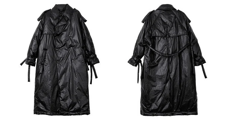 [11,11] IRINACH102 зимняя новая коллекция длинный большой Тренч тип белый утиный пуховик пальто для женщин