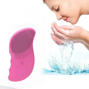 

Silicone Electric Cleansing Instrument Deep Cleaning Pores Waterproof Durable Facial Cleansing Brush