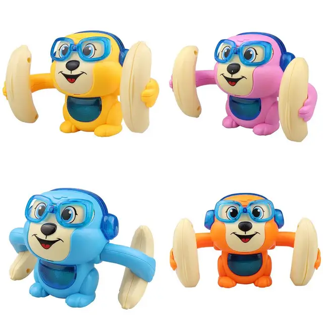New Baby Toys Fun Electric Tumbling Monkey Lighting Sound Control Induction Toys Infant Early Educational Toys For Children Gift 1