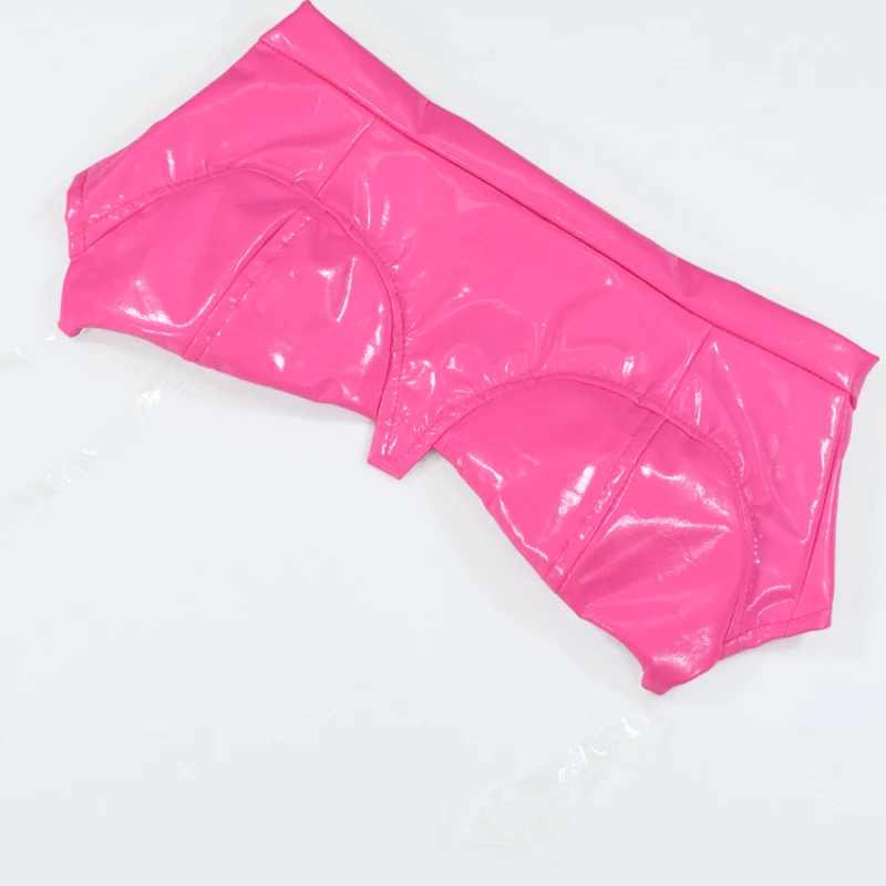 Colysmo, сексуальный неоновый комплект из двух предметов, комплект из искусственной кожи, Женский комплект 2 шт., прозрачные лямки, открытая спина, укороченный топ, юбка, комплект, клубная одежда