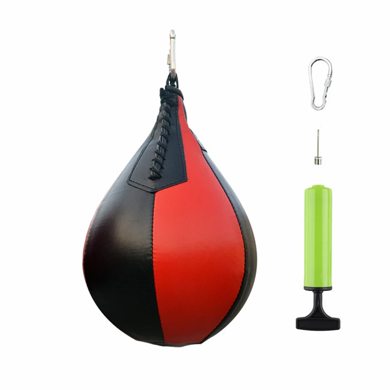 PU Pear Boxing Bag Hanging Speed Balls Muay Thai MMA Fitness Sports Equipment Training boxing speed ball