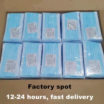 

Face Mask Mascarillas Facial 3 Layer Disposable Hygiene Filter Mouth Mask Mondkapjes Individual Package Earloop Masks Masque