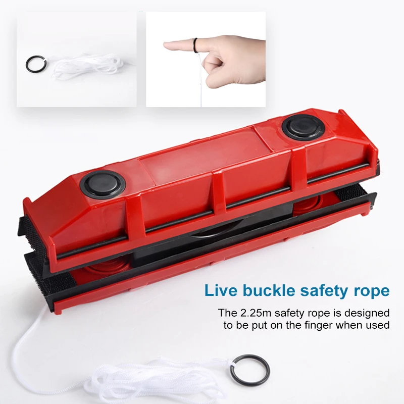 Double-sided Manual Window Cleaner Powerful Magnetic Window Cleaner High-rise Shower Screen Brush Portable Glass Cleaner - Famidy.com