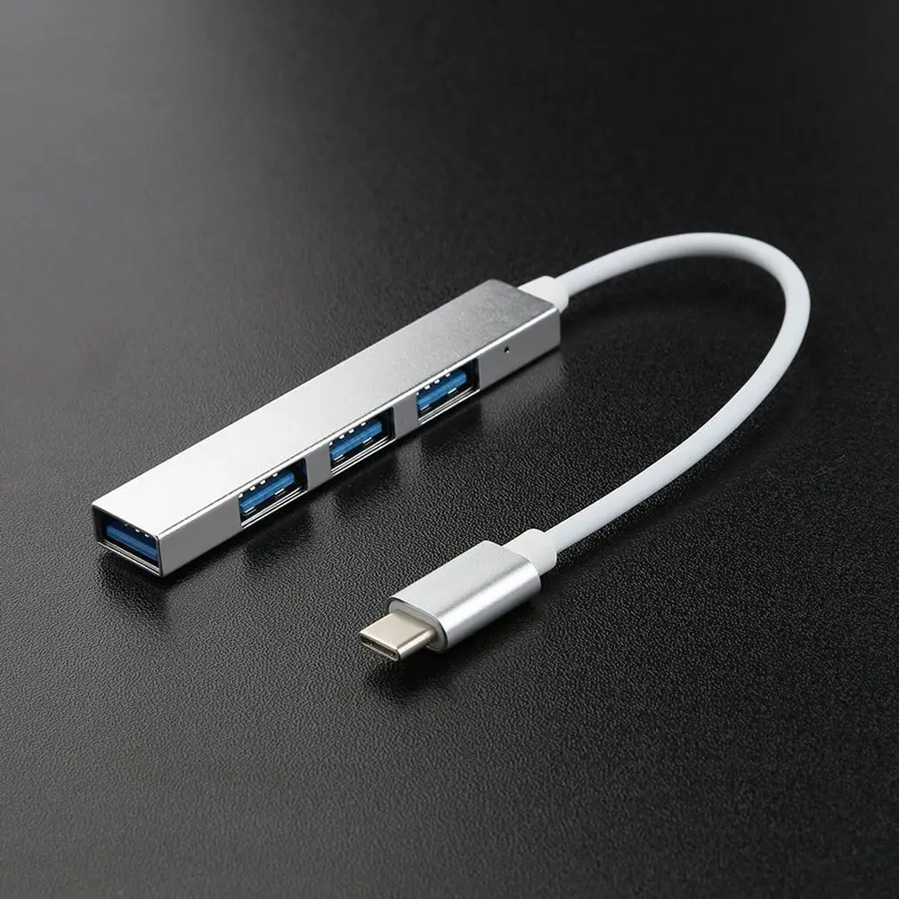 Usb type-C адаптер 4 в 1 конвертер разветвитель Многофункциональный USB 3,1 концентратор аксессуары для электроники