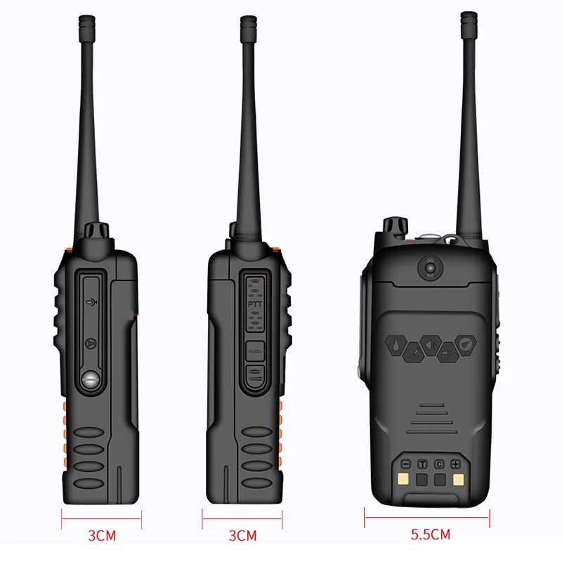 Very Cheap hLx9C 2020 BAOFENG UV 9R PLUS 10W Leistungsstarke Walkie Talkies Wasserdicht Dual UHF VHF Marine CB Ham Radio Jagd HF Transceiver UV 9R