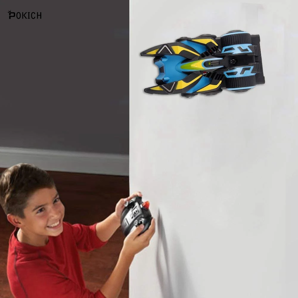 

Pokich Original Child RC Toys Car Remote Control Car Ceiling Climbing Wall Electric Toys Mini Stunt Birthday Best Gift For Kids