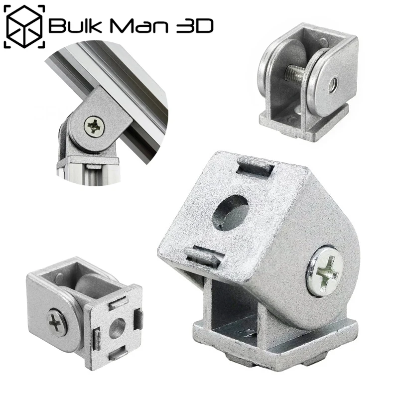 2pcsLotFlexiblePivotJointConnectorCastAluminumHingeForAluminumExtrusionProfiles2020