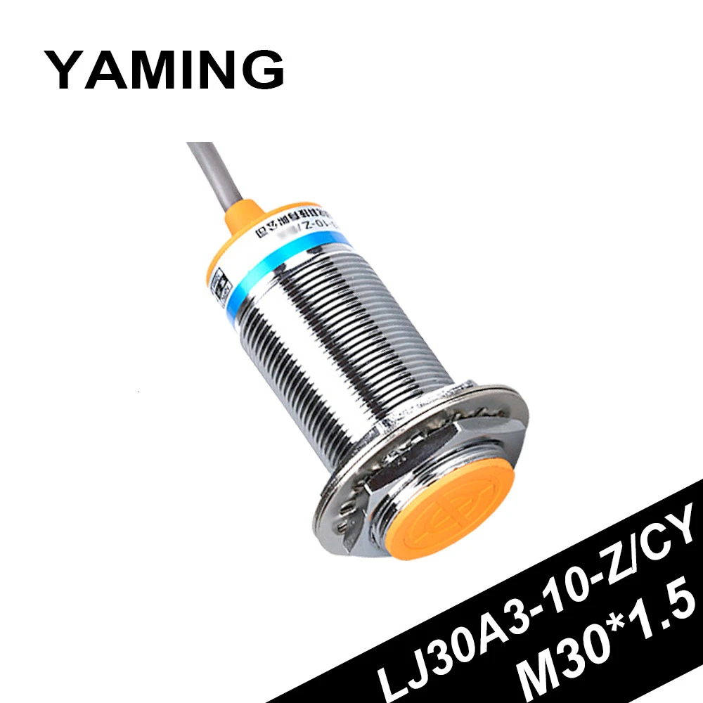 

LJ30A3-10-Z/CY Inductive Proximity Switch Sensor Metal 36V DC Four Wires Line PNP Normally Open Normally Close M30