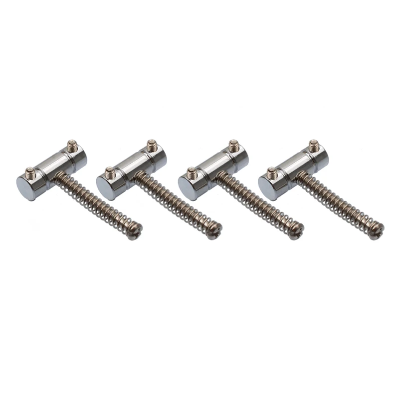 4 String Metal Vintage Bridge String Saddles for TL Electric Guitar Chrome Electric Guitar Parts