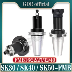 Sk sk40 sk50 fmb22 fmb27 fmb32 fmb40 sk fmb ferramenta titular rosto fresadora ferramenta titular cnc cabide sk fmb fmb22 sk40 er sk er er er
