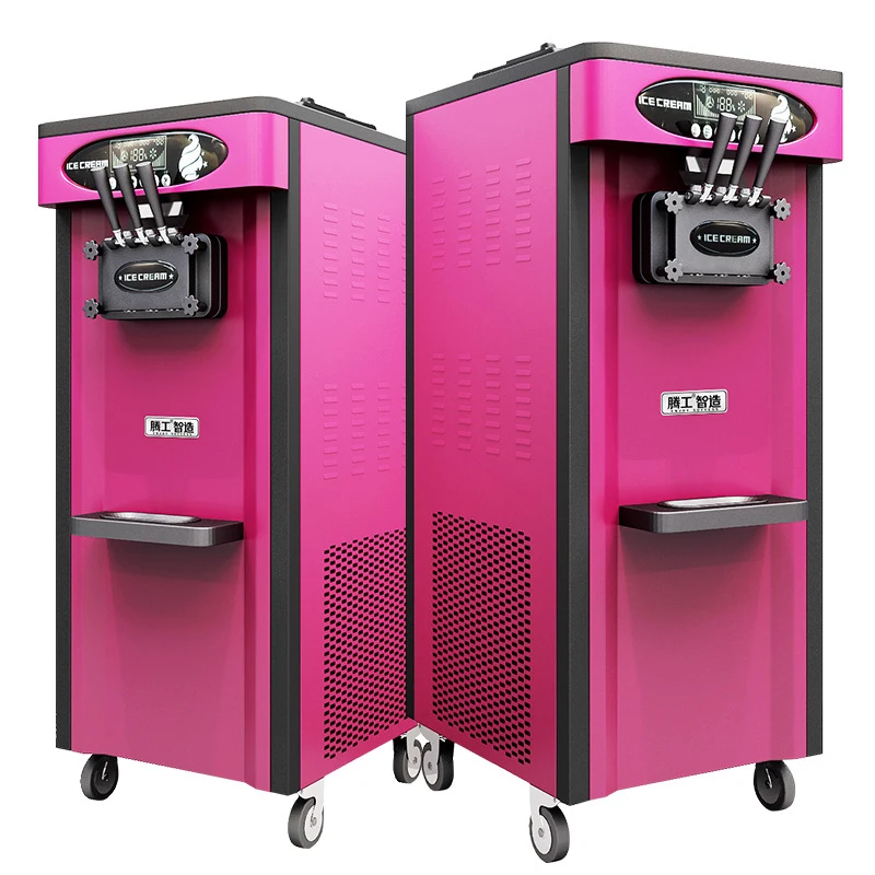

220V Commercial Ice Cream Machine Fully Automatic Ice Cream Machine Cone Ice Cream Soft Ice Cream Western Restaurant Equipment