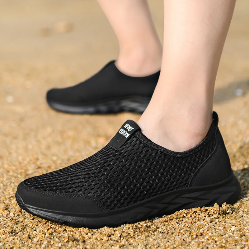 Zapatillas de correr para hombre, zapatos deportivos transpirables para exteriores, antideslizantes, de marca, para Fitness, de talla grande 48, novedad de verano de 2021