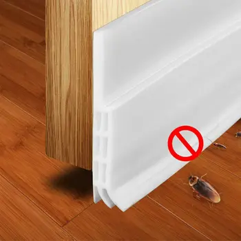 

High Quality Sealing Strip Practical Floor Stickers Windproof Silicone Sealing Strip Bar Door Durable Dustproof Sealing Strip
