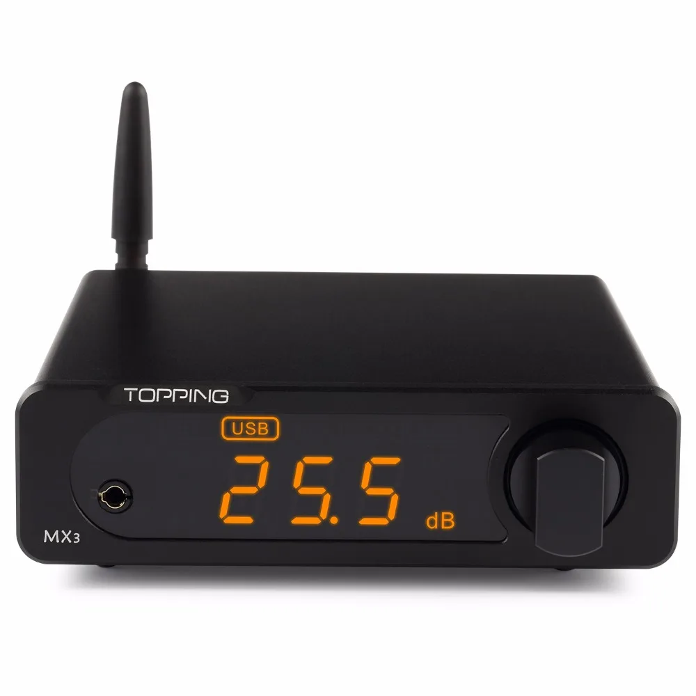 Цифровой усилитель Topping MX3 DAC со встроенным Bluetooth приемником и усилителем для