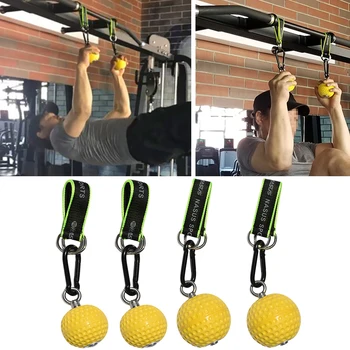 

Pull Up Balls Grips Finger Trainer Strength Training Arm Muscle Exerciser Sports Fitness Equipment Yellow