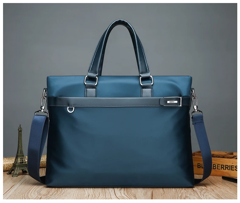 Модный портфель Оксфорд водонепроницаемый унисекс портфель повседневная мужская сумка через плечо сумка для ноутбука дорожная сумка