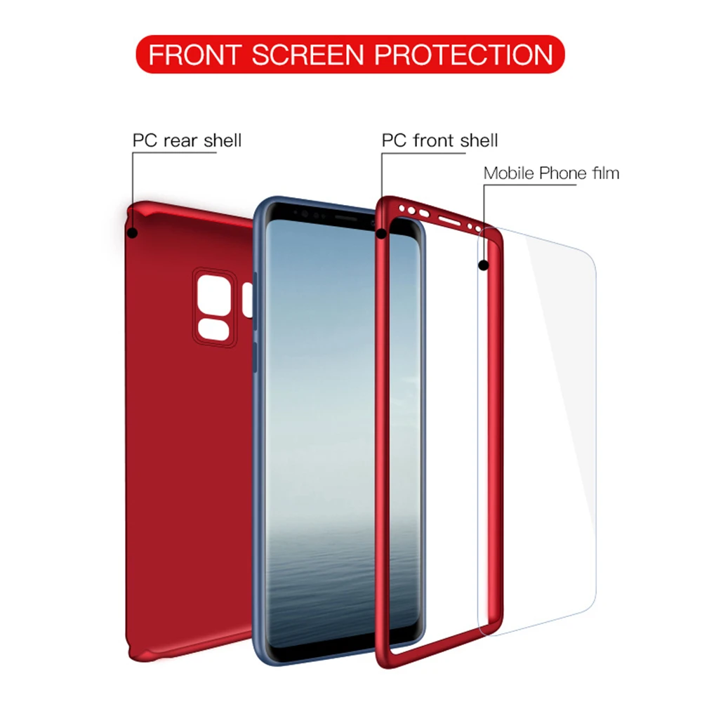 360 Полное покрытие стеклянный чехол для телефона Xiaomi Redmi Note 8 6 6A 5 5A 7 7A K20 9T CC9E CC9 A3 GO Lite Pro Plus защитная задняя крышка
