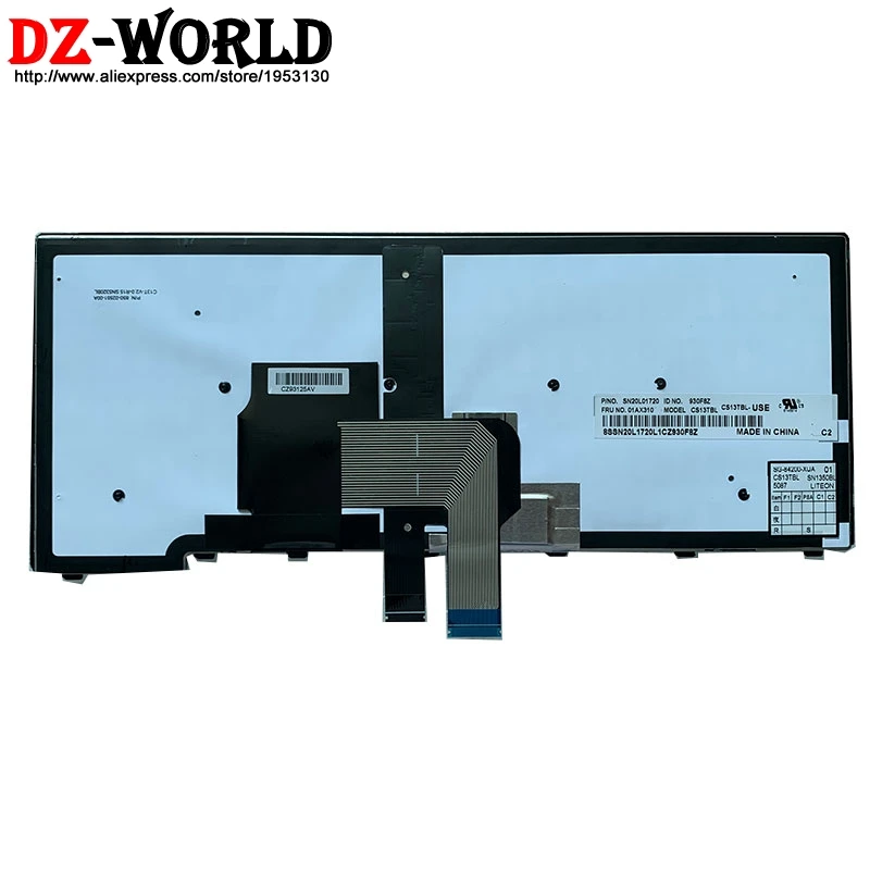 Teclado Retroiluminado para Lenovo Thinkpad T440 T440s T431s T440p T450 T450s T460 Novo - Imagem 4