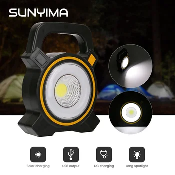 

SUNYIMA COB LED Portable Lantern Camping Lamp Tent Light Outdoor Emergency Reading Repairing Lamps Torch Flashlight Powered