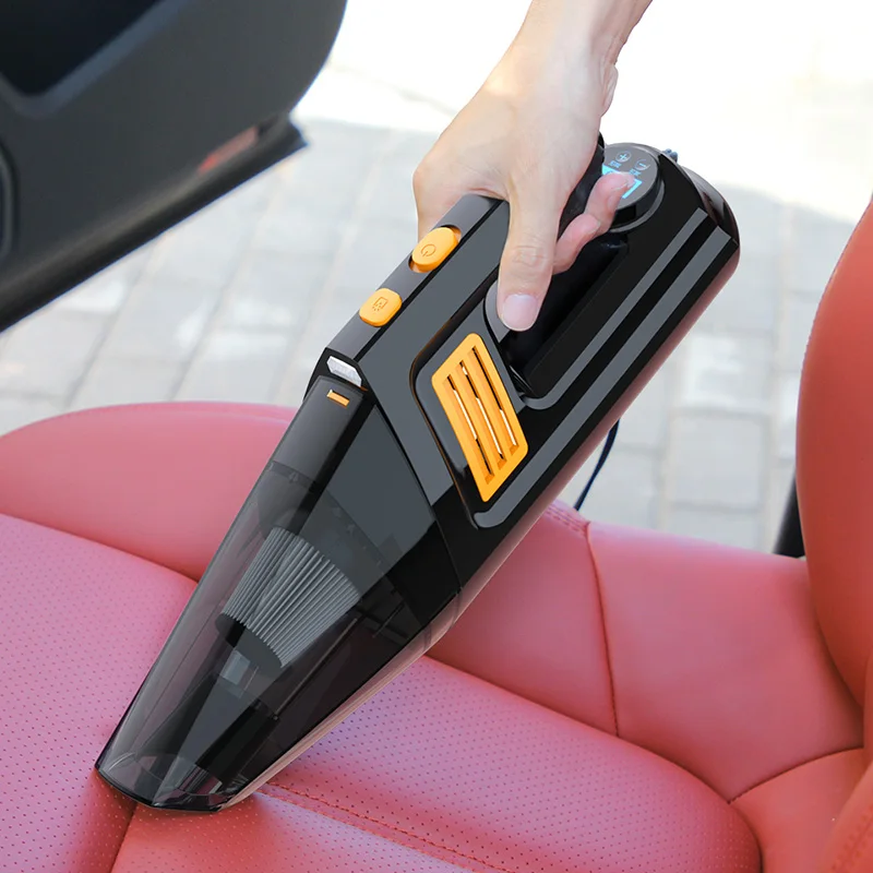 Licheers 4 в 1 Автомобильный Ручной пылесос с цифровым шиномонтажным насосом манометр светодиодный светильник пылесос для домашнего автомобиля