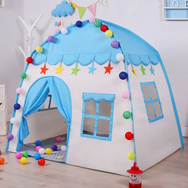 Children's Toy Tent Indoor and Outdoor Games Folding Playhouses Kids Room Girl Baby Castle Tent House for Children 1