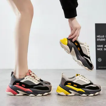 

Women Running Shoes 2019 Autumn new Korean Fashion Breathable Sneakers Outdoor non-slip Comfortable jogging shoes C34-86