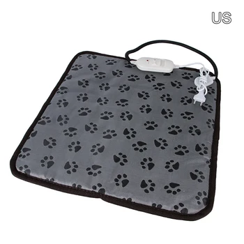 

Pet Dog Cat Waterproof Electric Heating Pad 45x45cm Animals Bed Heater Mat Cat Dog Bed Winter Warmer Carpet Pet Electric Blanket