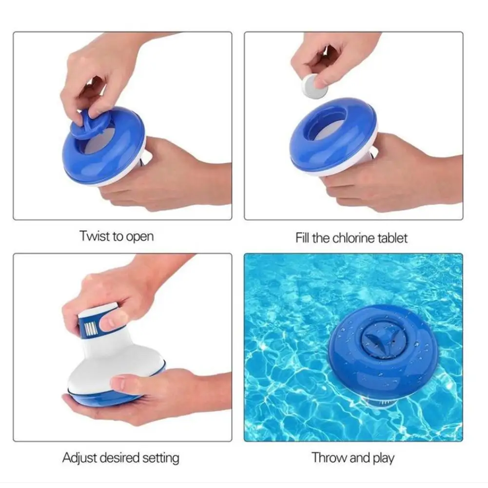 

150Pcs/Box Chlorine Dioxide Tablets Cage Disinfectant PH Adjuster Swimming Pool Clarifier Testing Water Cleaning Chemicals
