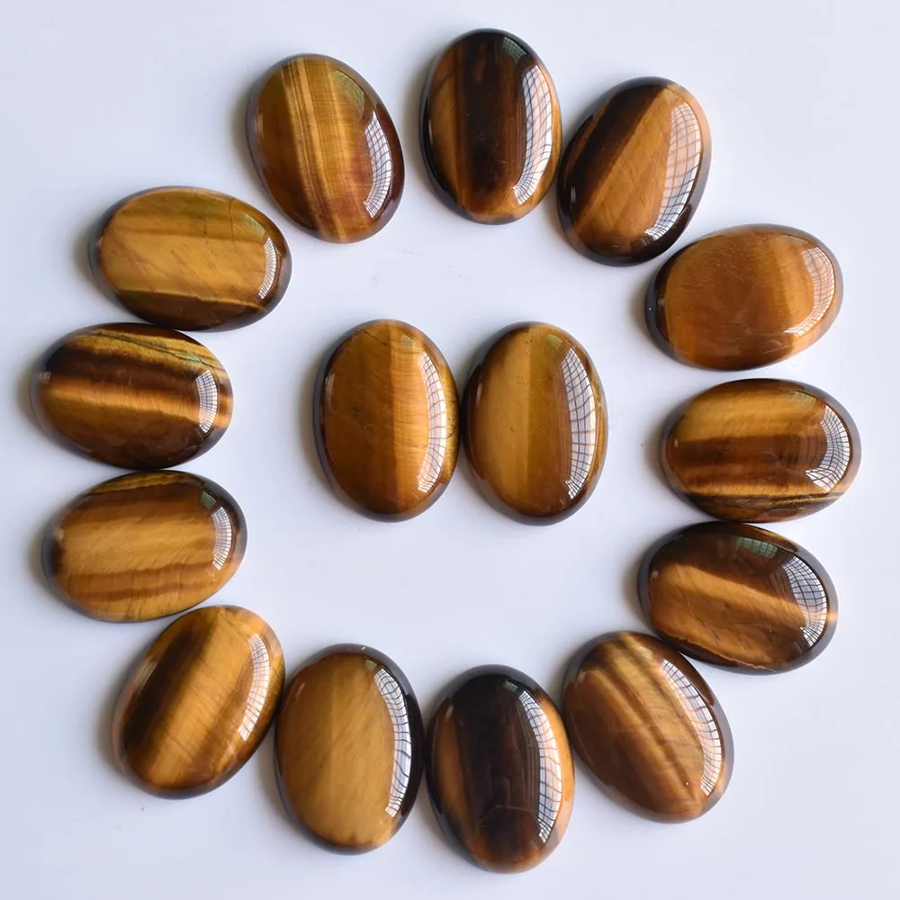 무료 배송 20 개/몫 도매 18x25mm 2020 뜨거운 판매 천연석 혼합 타원형 CAB CABOCHON 눈물 구슬 보석 만들기위한