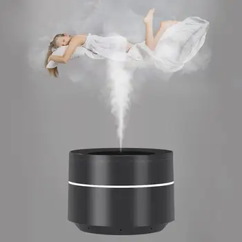 

280ml Simple Humidifier LED Cylindrical Essential Oil Aroma Diffuser Ultrasonic Air Purifier USB Nano Spray Atomizer