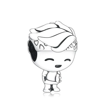 

2020 New Boy Teenager Charms 925 Sterling Silver Charm Bead Fit Original Fine Charm Bracelet For Women DIY Jewelry Berloque