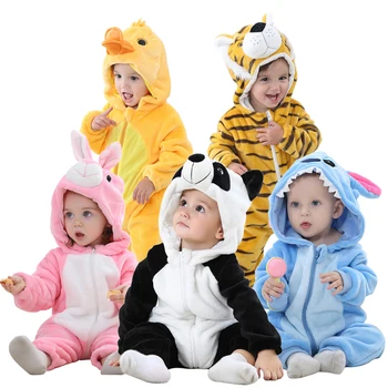 

Baby Rompers Panda Newborn Clothes Baby Girls Boys Romper Infant Clothing Winter Jumpsuit Toddler Baby's Sets Stitch Pajamas