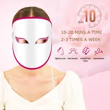 Светильник Фотон Маска антивозрастной светодиодный светильник терапия маска 3 цвета светодиодный светильник s Красный Синий Оранжевый омоложение кожи подтяжка и подтяжка