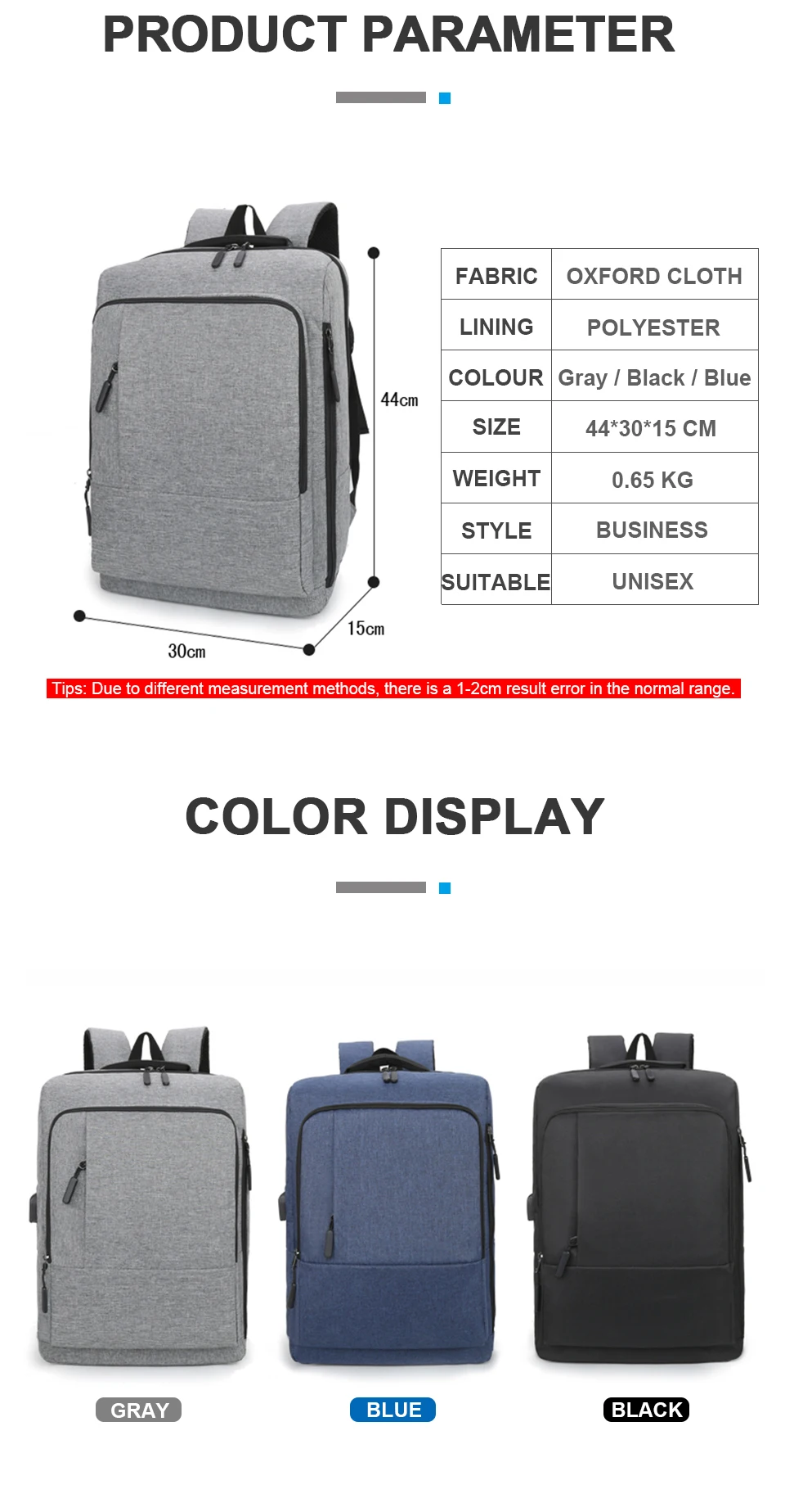 Business Backpack Smart Bagpack Laptop 15.6 Inch Men Travel Women Back Pack USB Charging Waterproof Notebook Male Female Bags (7)