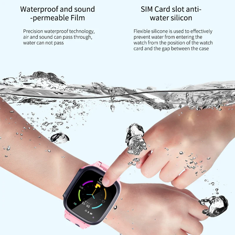 4G Детские умные часы водонепроницаемые gps+ wifi+ LBS трекер телефон часы SOS видео звонок для детей анти-потеря монитор Детские умные часы
