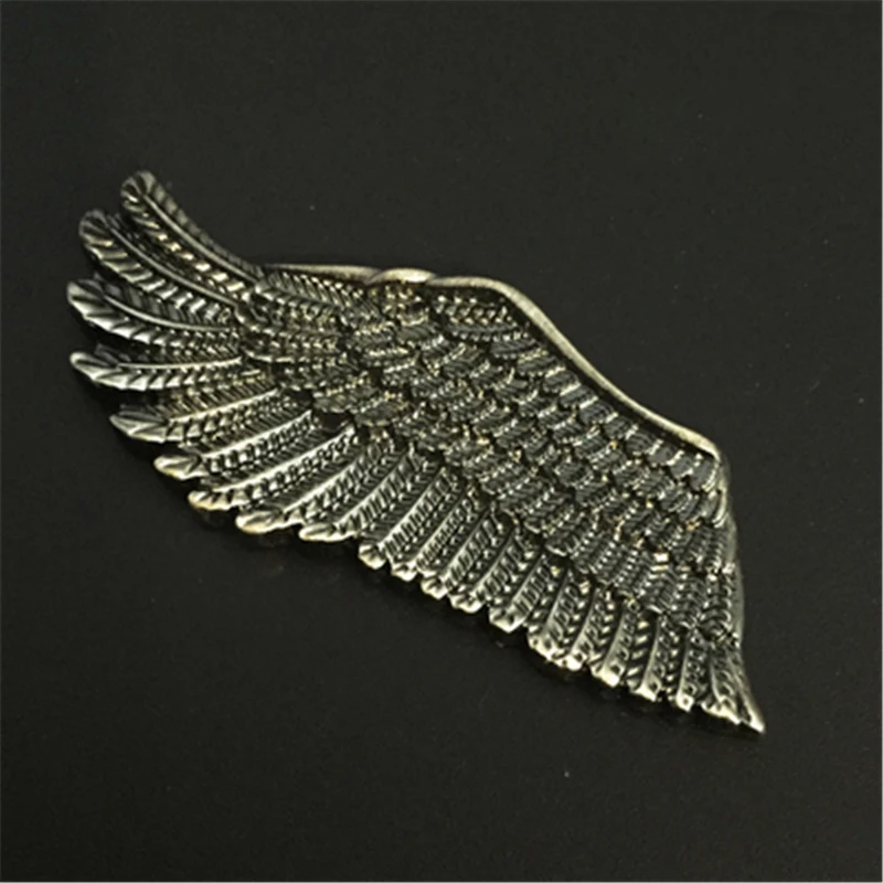 Angel wings 3D дракон, крокодил металлическая наклейка самоклеющаяся для украшения Зорро морская война клей на металлическом куске для керосиновых масляных зажигалок - Цвет: Angel wings