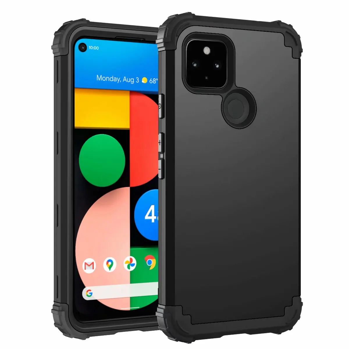Heavy Duty Armor Rugged case Dust-Proof Shockproof Drop-Proof Scratch-Resistant Tough cover For Google Pixel 4A 5G/Pixel 5 ► Photo 1/6