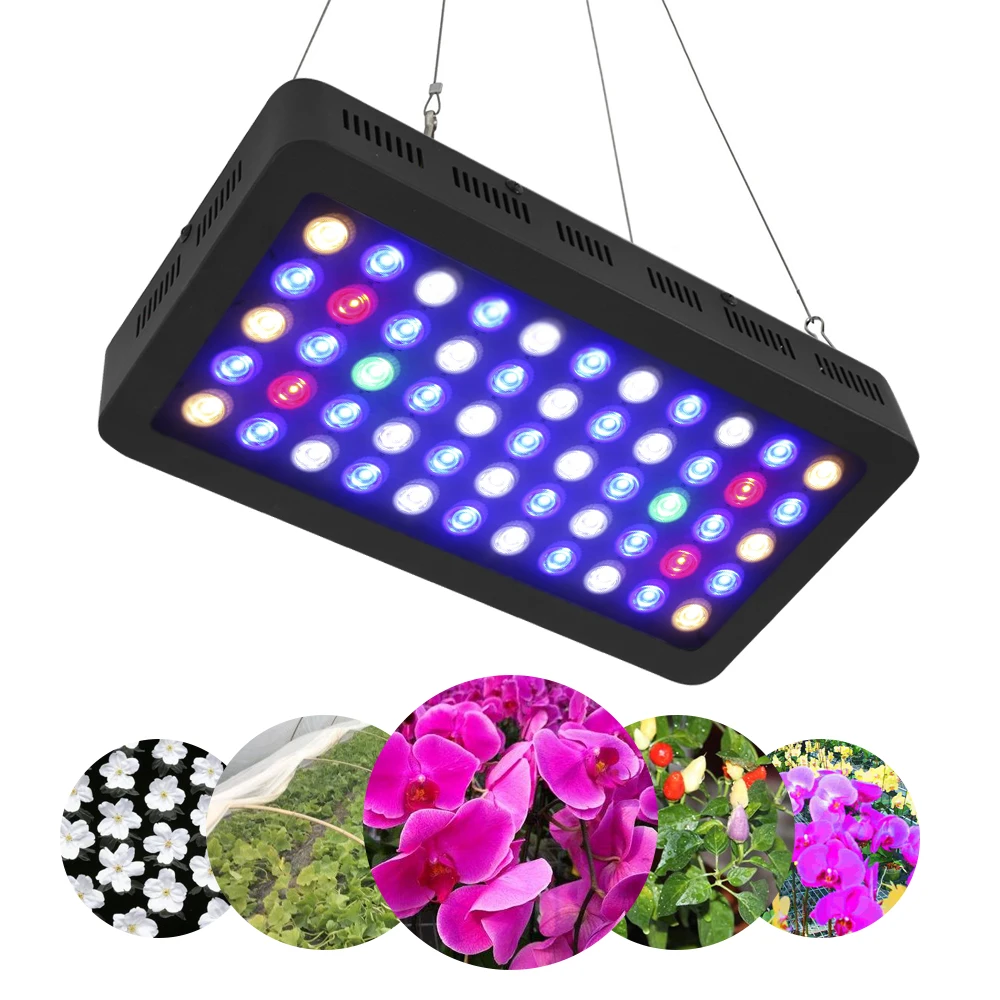 

55x3W Aquarium LED Lighting Freshwater Fish Lamp Aquarium LED Light for Fish Tank Aquarium LED Light Pet Supplies US Plug