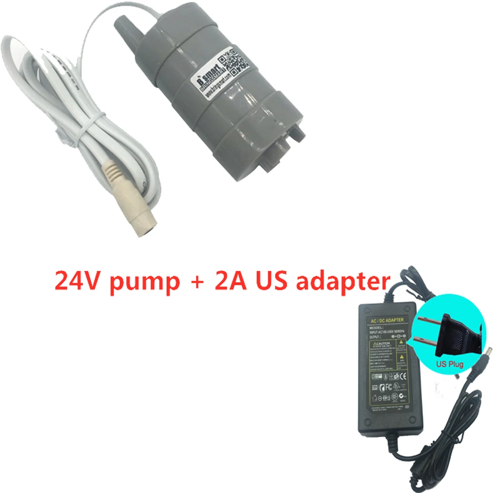 24V pump +2A US adapter