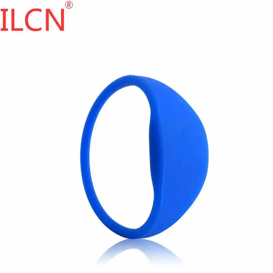 1pcs Random Color 125 кГц ID только для чтения силиконовый браслет брелок RFID Близость TK4100 EM4100 водонепроницаемый брелок с кольцом для контроля доступа - Цвет: 1pcs Random Color