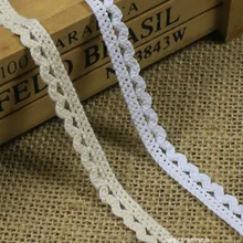 10 ярдов/партия белые кружевные ленты с отделкой Ткань для шитья ремесла нижнее белье украшения кружева ручной работы аксессуары DIY