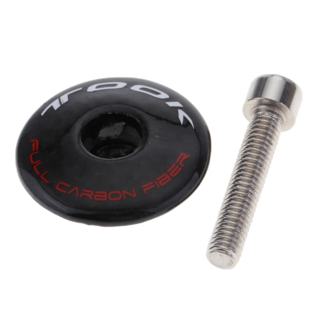 1 Set Carbon Fiber  Handlebar Covers Handle Bar Plugs Replacement